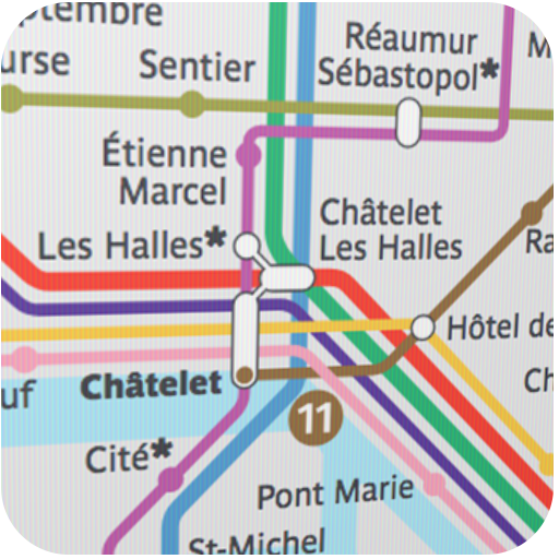 Paris Subway Map - offline  Icon