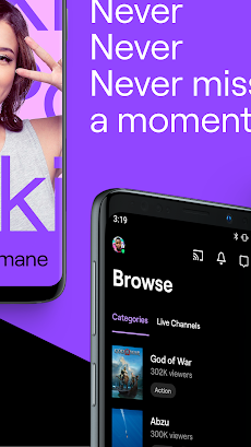 Twitch Androidアプリ Applion