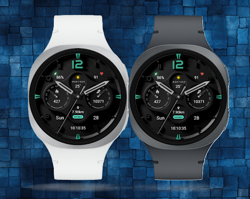 Circular Black Watch Face screenshot 1