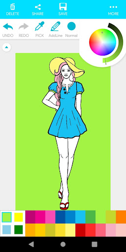 Coloring Fashion Girls