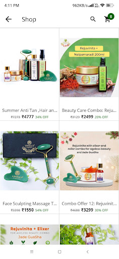 Vanaura organics Screen 3