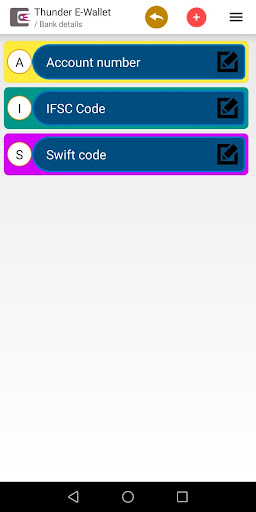 Thunder E-Wallet Screen 3