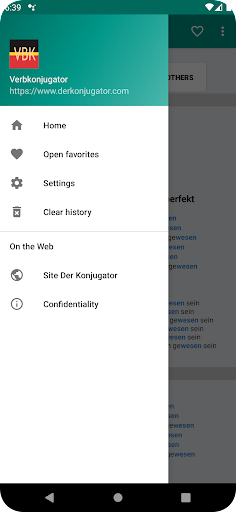 VerbKonjugator premium Screen 3