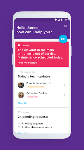 Android application Spencer at Proximus screenshort