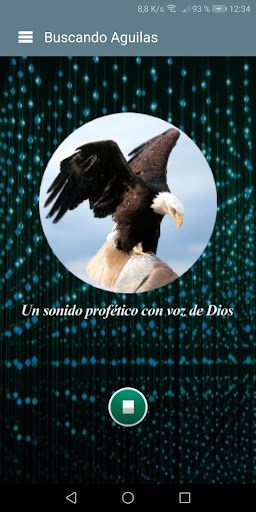 Android application Buscando Aguilas screenshort