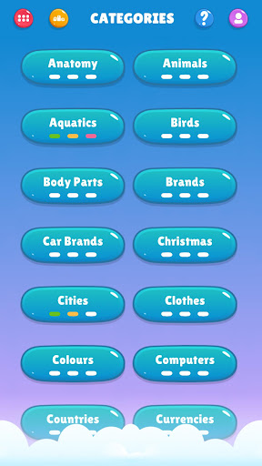 Android application Word Search Scrambled screenshort