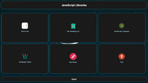 Screenshot of JavaScript Libraries