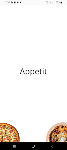Android application Appetit screenshort