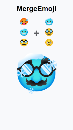 Android application Merge stickers emojis mix screenshort