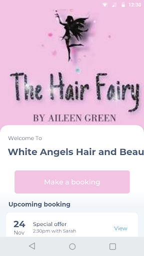Android application The Hair Fairy screenshort