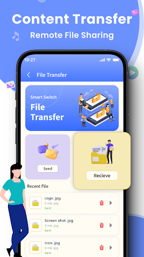 Android application Smart Switch: Phone Clone App screenshort