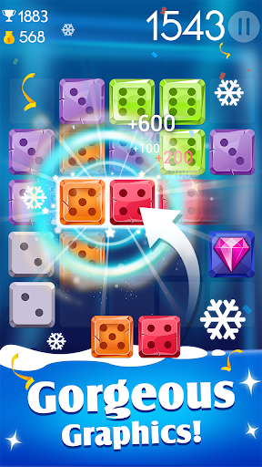 Jewel Games 2020 - Dice Merge Jewels & Gems Crush screenshots 8