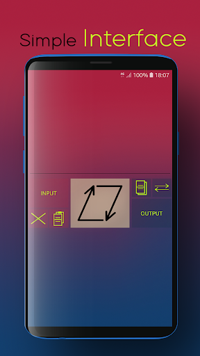 Android application Everterr: bin-oct-txt-hex-dec screenshort
