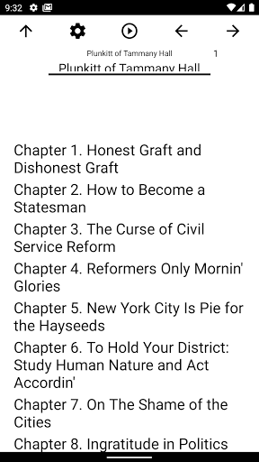 Android application Book, Plunkitt of Tammany Hall screenshort