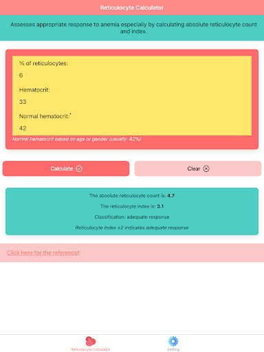 Absolute Reticulocyte Count Screen 3