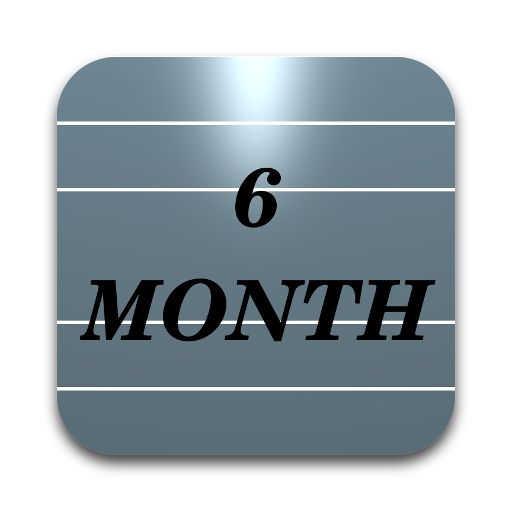 Six Month Calendar  Icon