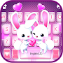 Cute Bunny Love Keyboard Theme