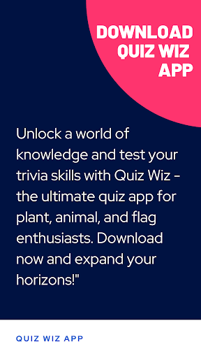 Android application Quiz - Flags, Animals, Plants screenshort