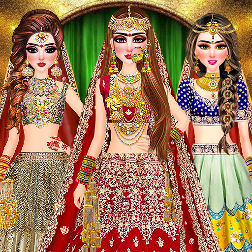 Indian Bride: Dress up Makeup logo