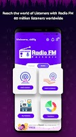 screenshot of Radio FM Partners