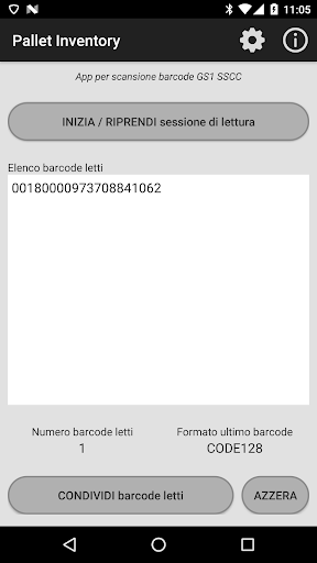 Anteprima dell'app