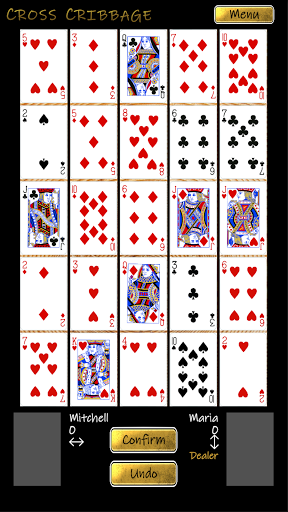 Android application Cross Cribbage screenshort