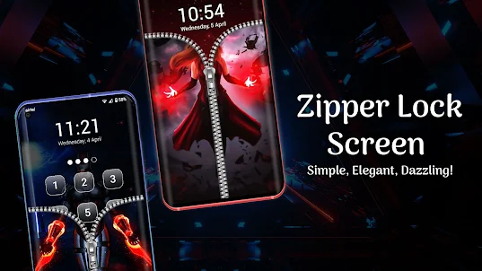 Zipper Screen lock