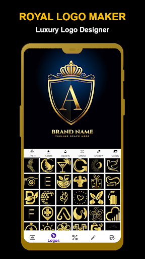 Android application Royal Logo Maker - Logo Design screenshort