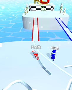 Snow Race MOD APK (UNLIMITED EVERYTHING) 1.0.4 Download 3