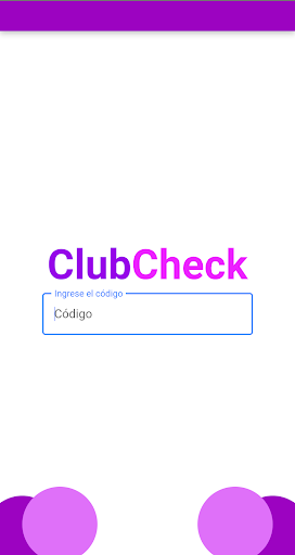 Android application ClubCheck screenshort
