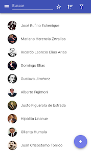 Screenshot 1 Presidentes de Perú android