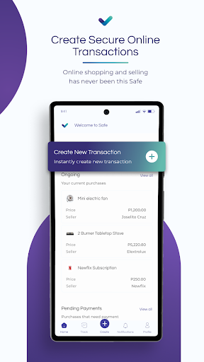 Safe — Midman App Screen 3