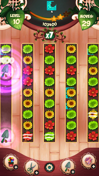 Flower Blossom Jam - A Match 3 banner