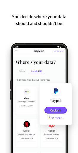 SayMine - Smart Data Assistant Screen 3