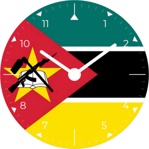 Android application Mozambique Analog Watch Face screenshort