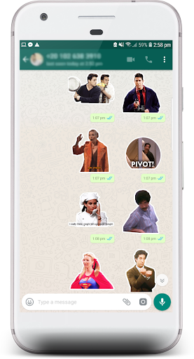 Friends TV Show Stickers for W