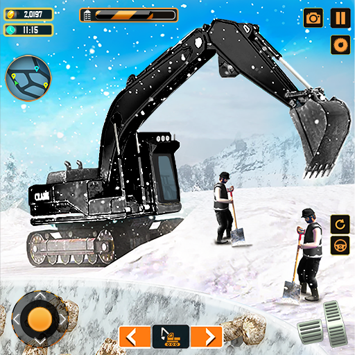 Snow Heavy Construction Game