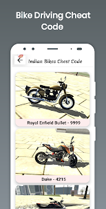 indian Bike Driving Cheat Code