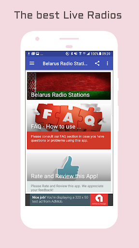Android application Belarus Radio Music & News screenshort