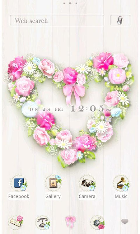 Flower Theme Heart Wreath - 1.0.11 - (Android)