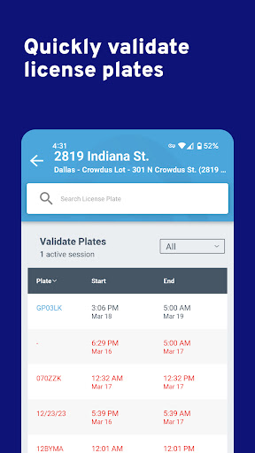 ParkWhiz Mobile Attendant Screen 2