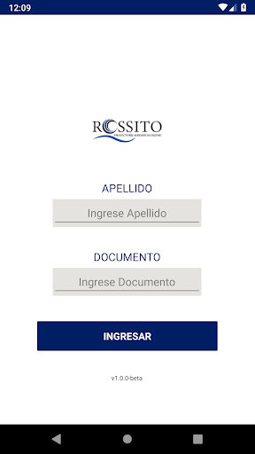 Android application ROSSITO screenshort