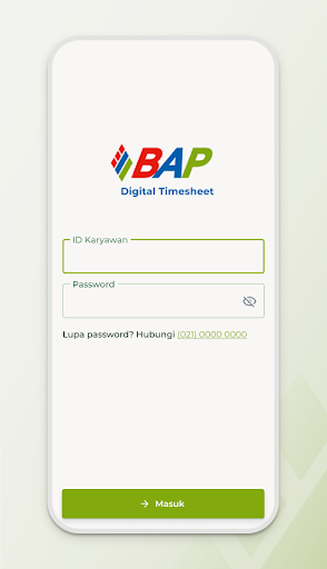 Android application Digital Timesheet screenshort