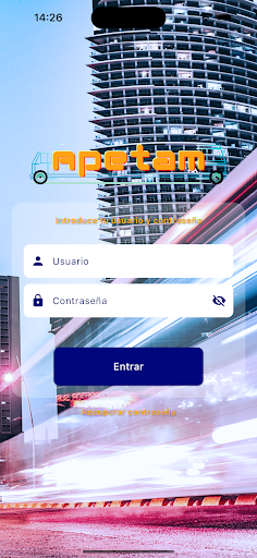 Android application APETAM screenshort