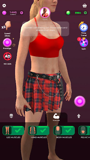 Android application Idle Girl: Create Your Friend screenshort