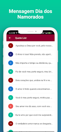 Mensagem Dia dos Namorados Screen 3