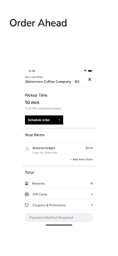 Screenshot of Statesman Coffee Company