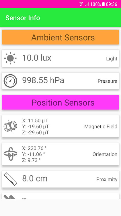 Sensor Info and Device Hardwar - 1.0.4 - (Android)