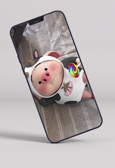 Cute Pig Wallpapersのおすすめ画像1