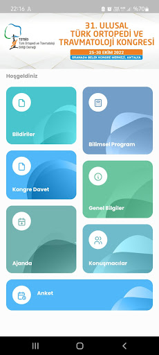 Android application TOTBİD 2022 screenshort